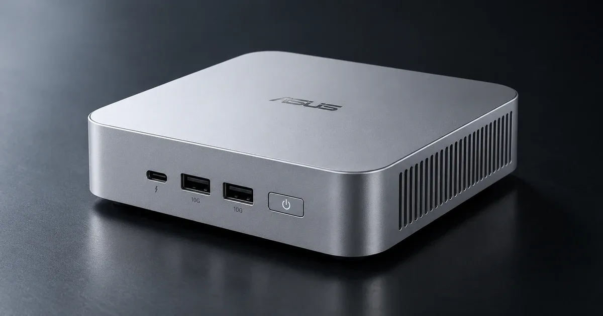 ASUS Ascent QN10発表。Snapdragon X2 Eliteと80 TOPS NPUを搭載する小型AI PC