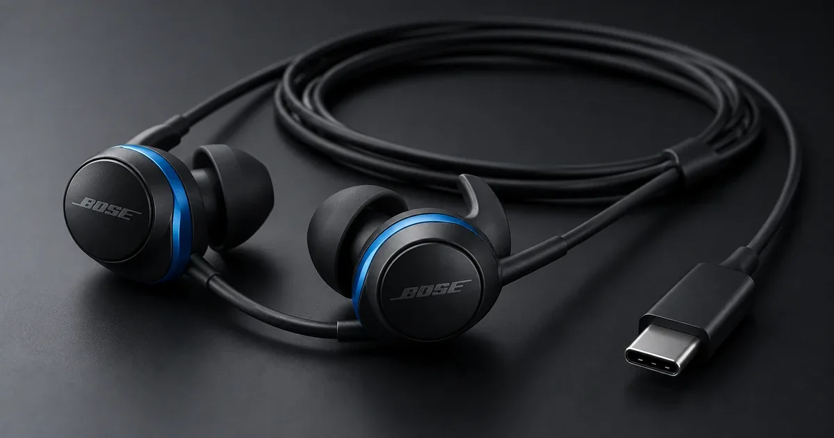 Bose Noise Cancelling Wired Earbuds発表。USB-C接続でANC・24bit/48kHz再生に対応