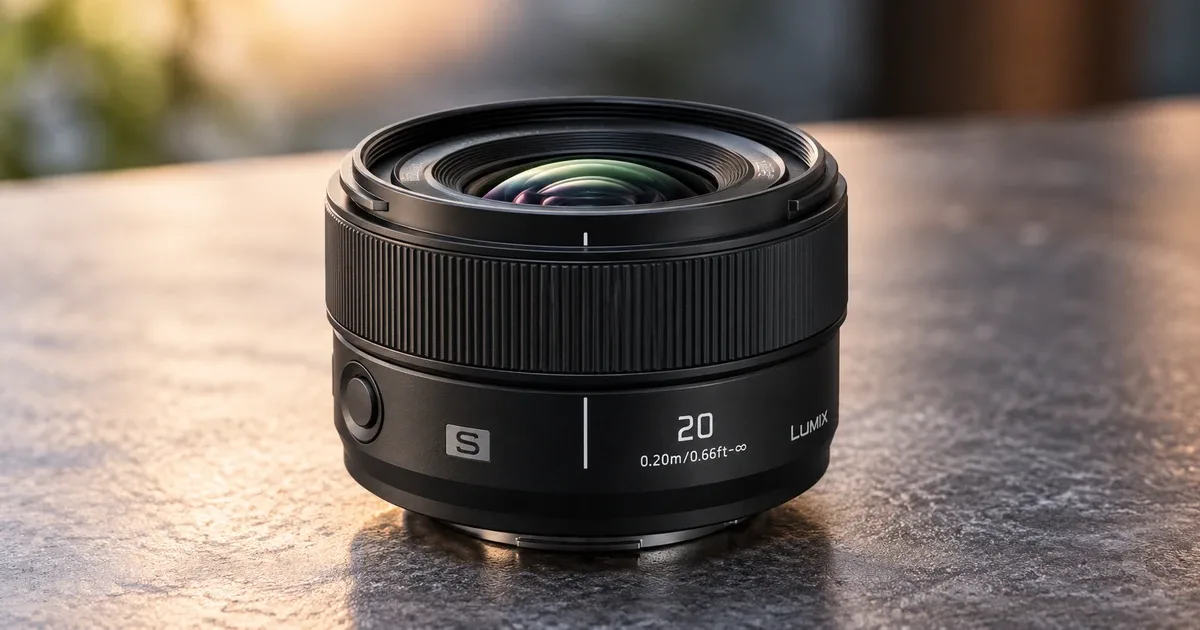 Panasonic LUMIX S 20mm F2.5 S-S20 ブラックの製品イメージ